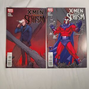 X Men Prelude to Schism #1 and #2 Marvel Comics Lot of 2 Books VF/NM Condition